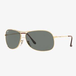 ✨ RAY-BAN ✨ NWT Unisex Metal Aviator Sunglasses Arista Gold Frame Green Lenses